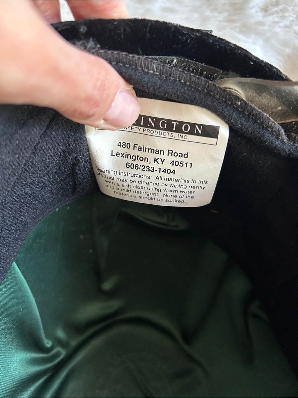 Vtg Equestrian Lexington Velvet Riding Helmet - Picture 5 of 8
